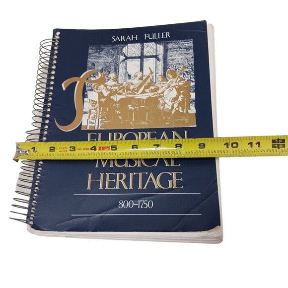 The European Musical Heritage, 800-1750 by Sarah Fuller SPIRAL BOUND Good USED - Picture 14 of 16